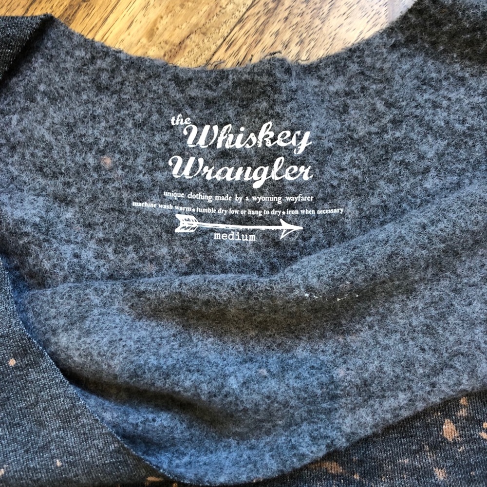 Acid Wash Vintage Sweatshirt Off Shoulder - Picture 6 of 8